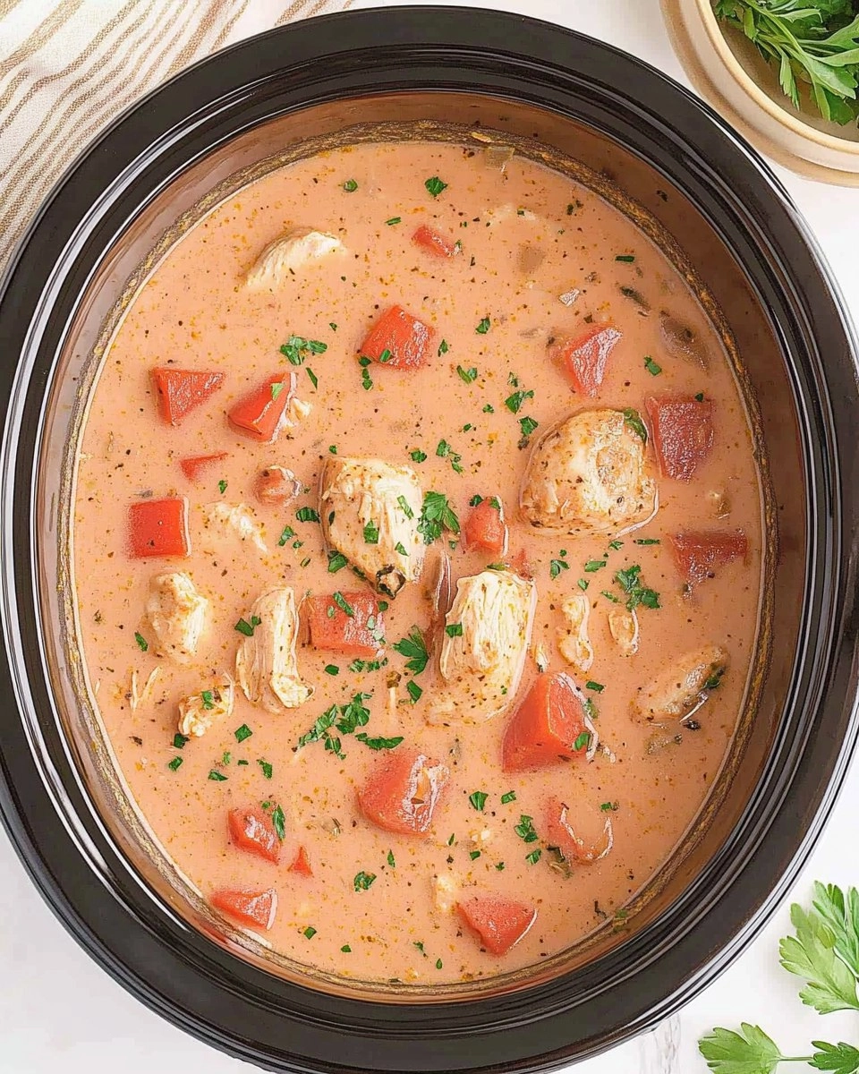 Crockpot Chicken Paprikash