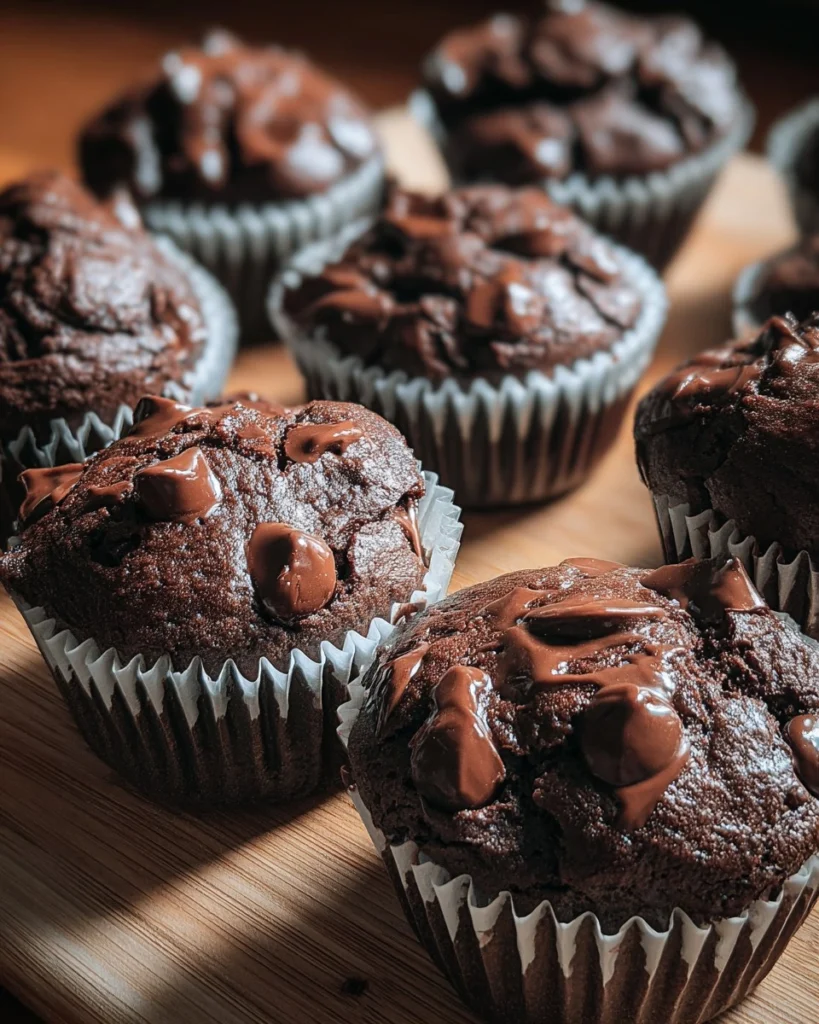 Easy-Double-Chocolate-Muffins-Recipe