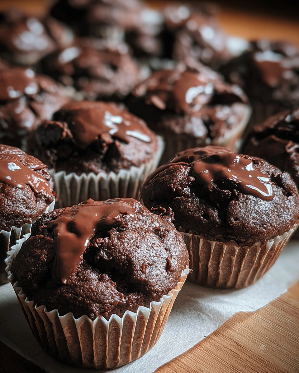 Easy Double Chocolate Muffins