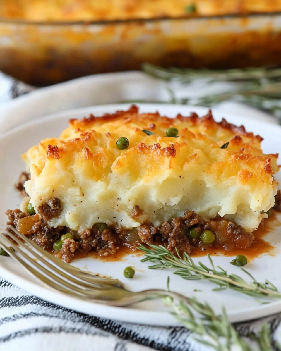 Easy Shepherd’s Pie with Cheesy Mashed Potato Topping