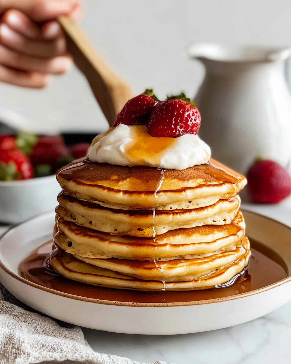 Fluffy Buttermilk Pancakes (Base Recipe for Any Topping)