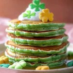 Fluffy-St.-Patricks-Day-Green-Buttermilk-Pancakes-Recipe