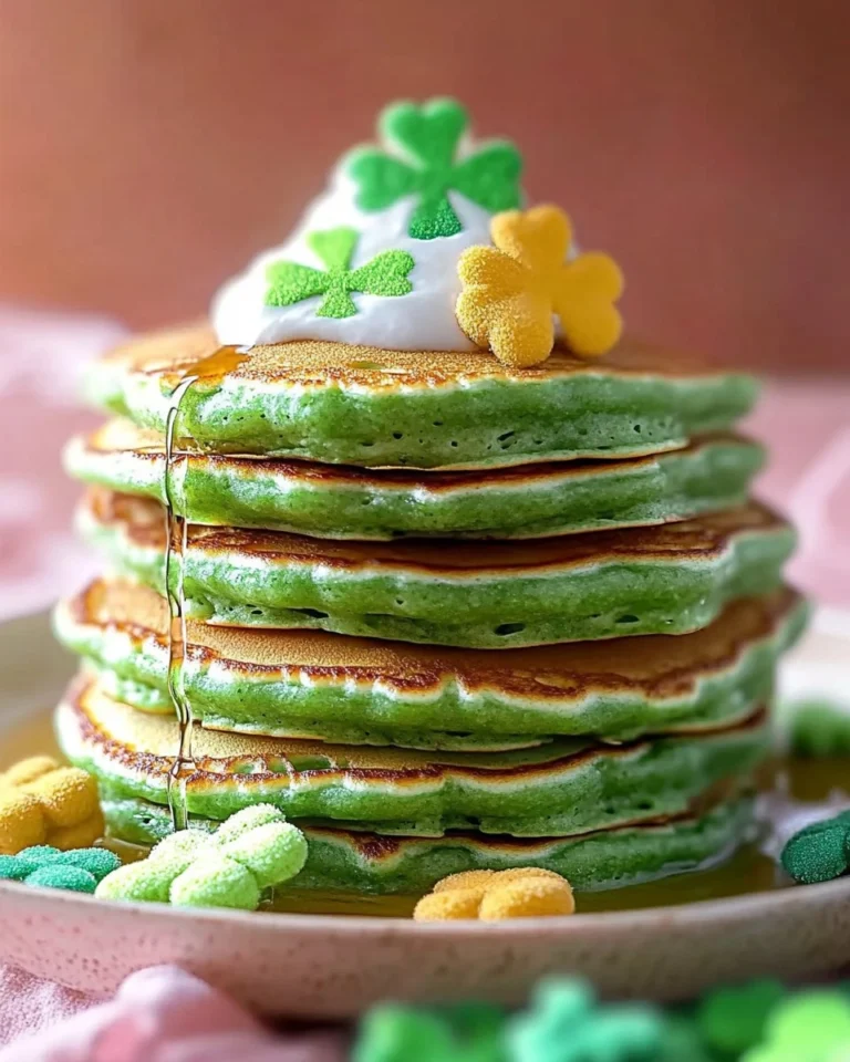 Fluffy-St.-Patricks-Day-Green-Buttermilk-Pancakes-Recipe