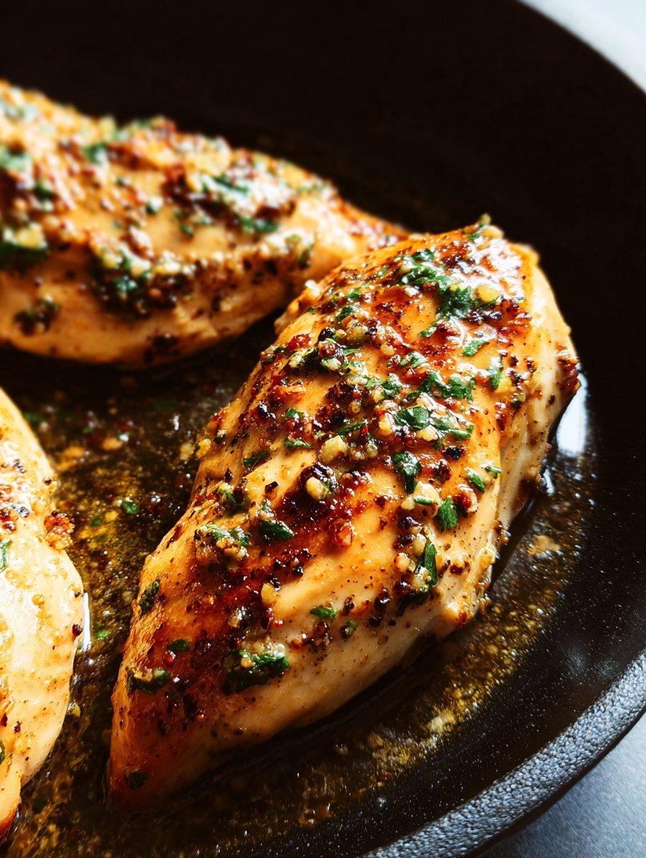 Garlic Butter Baked Chicken Breast 