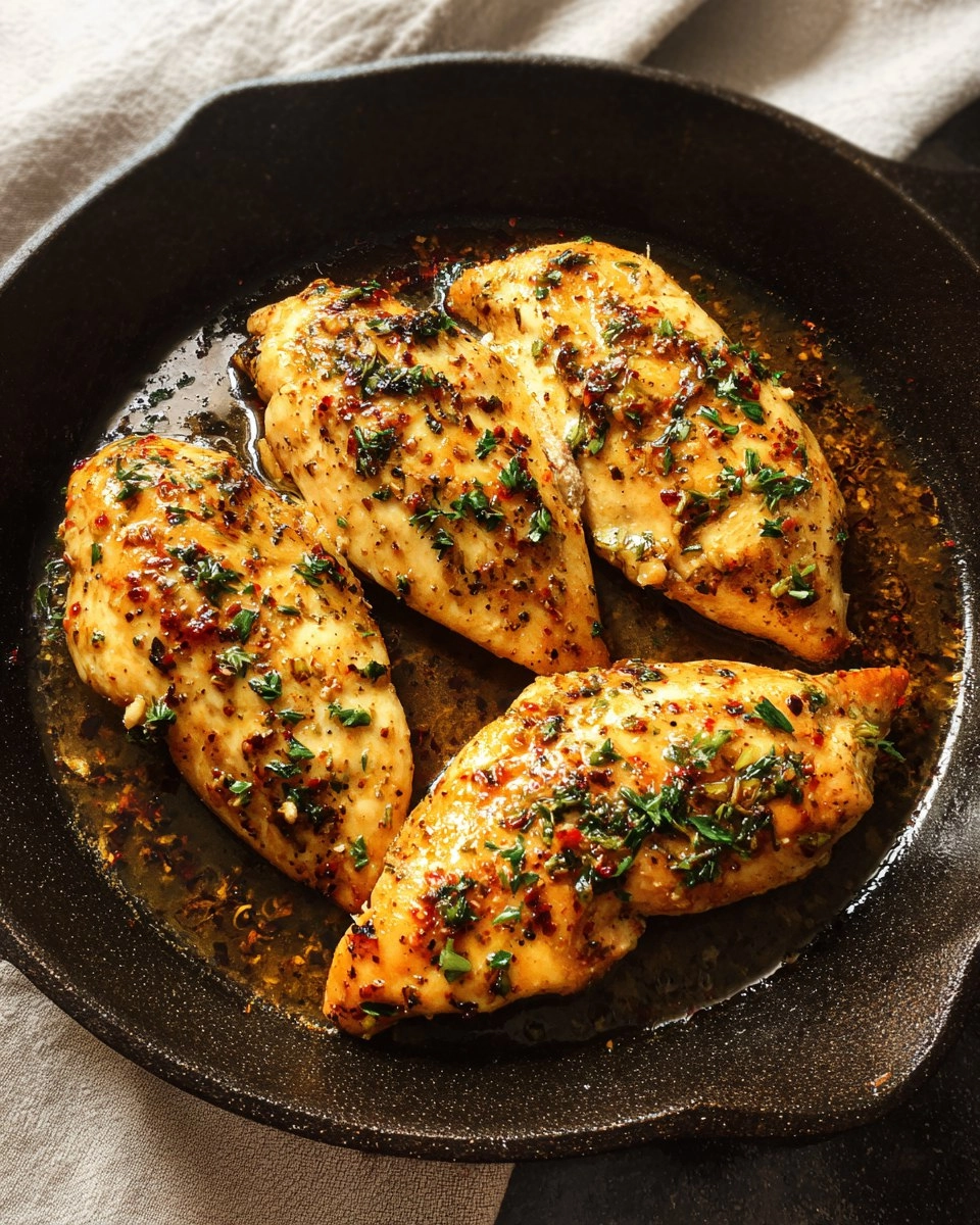 Garlic Butter Baked Chicken Breast 