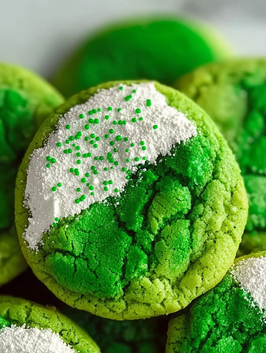 Green Cake Mix Cookies