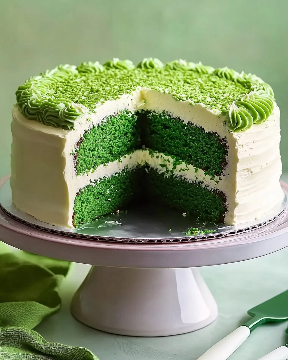 Green Velvet Cake