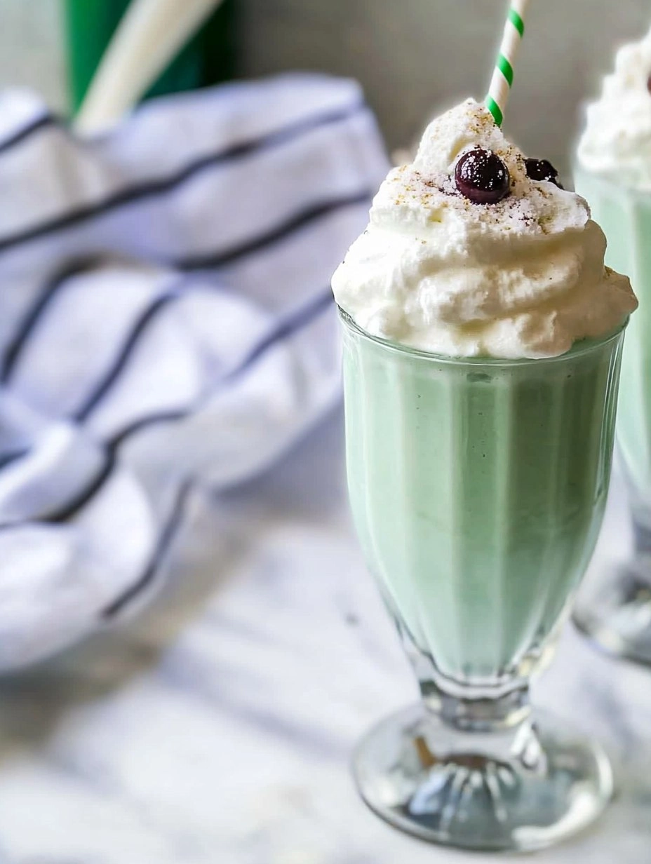 Homemade Shamrock Shakes