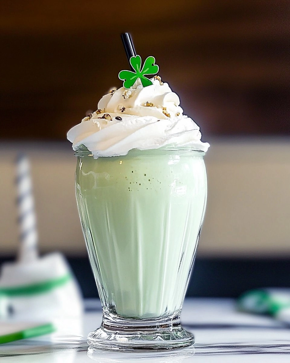 Homemade Shamrock Shakes