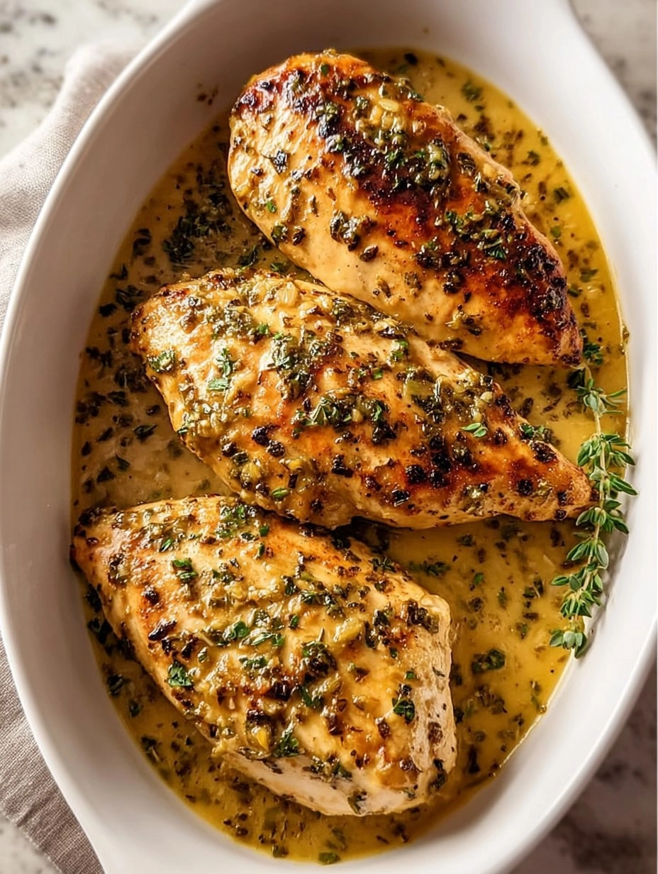 Honey Dijon Garlic Chicken Breasts | Easy Dinner idea
