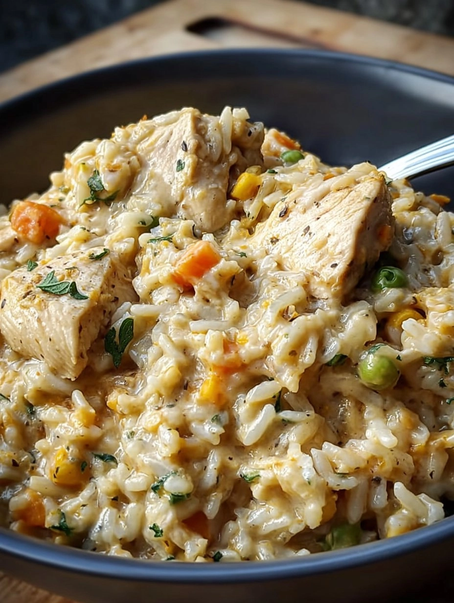 Instant Pot Creamy Chicken and Rice 6 Instant Pot Creamy Chicken and Rice
