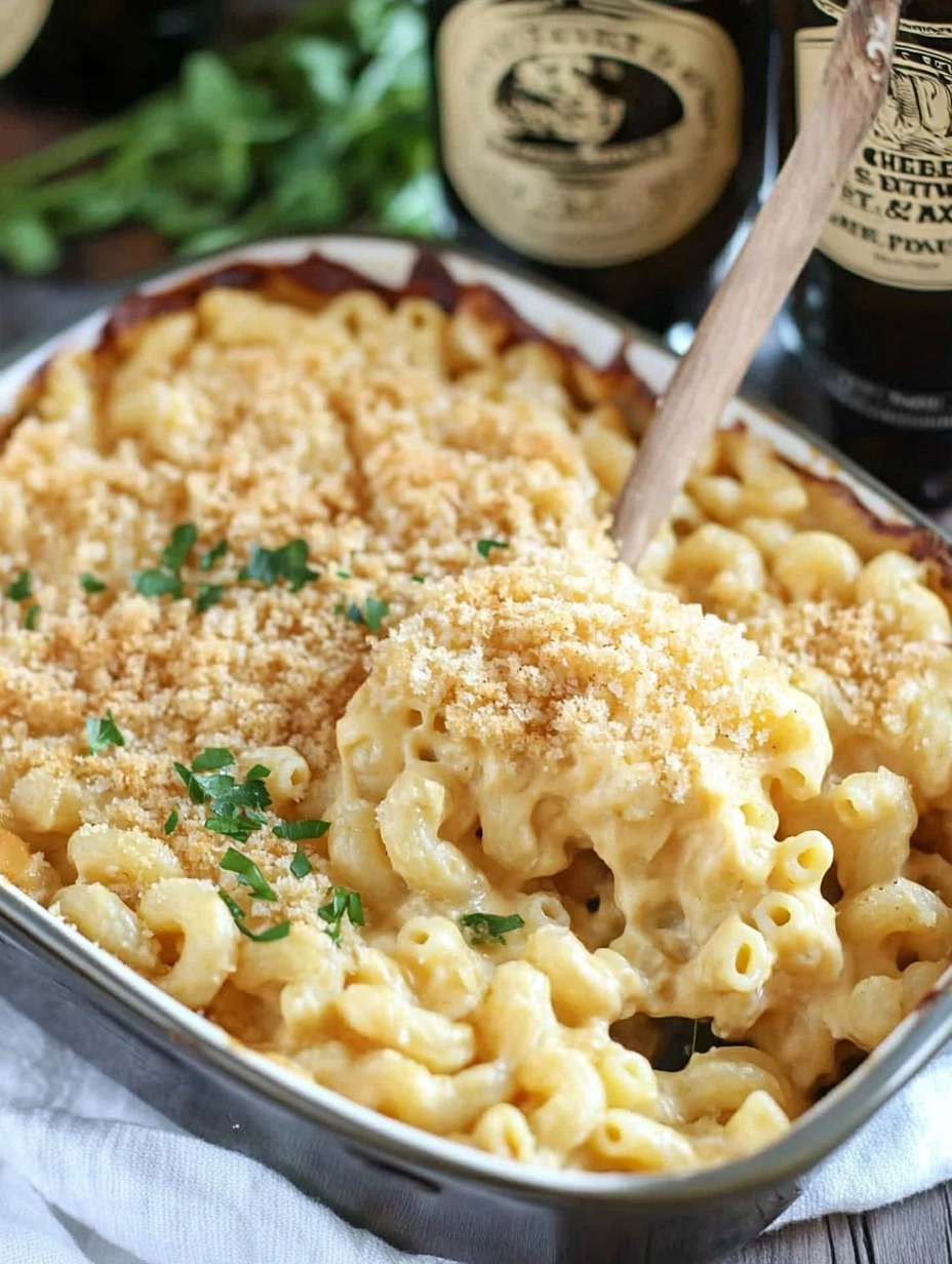 Irish Cheddar & Stout Mac and Cheese Bake