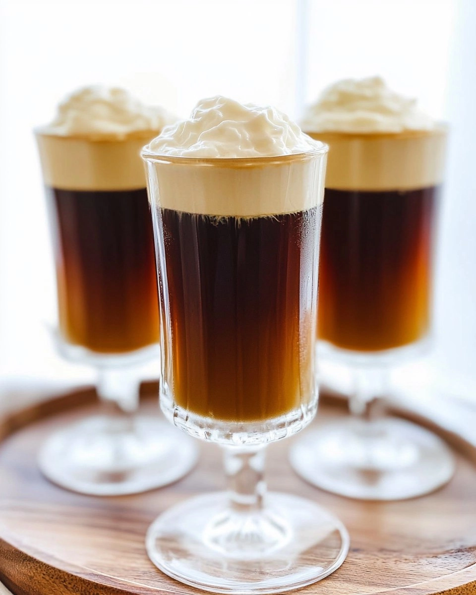 Irish Coffee with Whipped Cream (Hot or Iced Version)