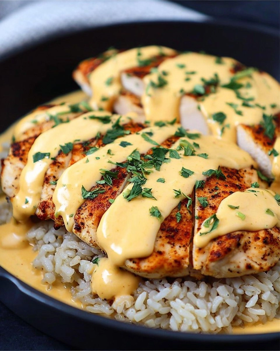Mexican Chicken with Cheese Sauce