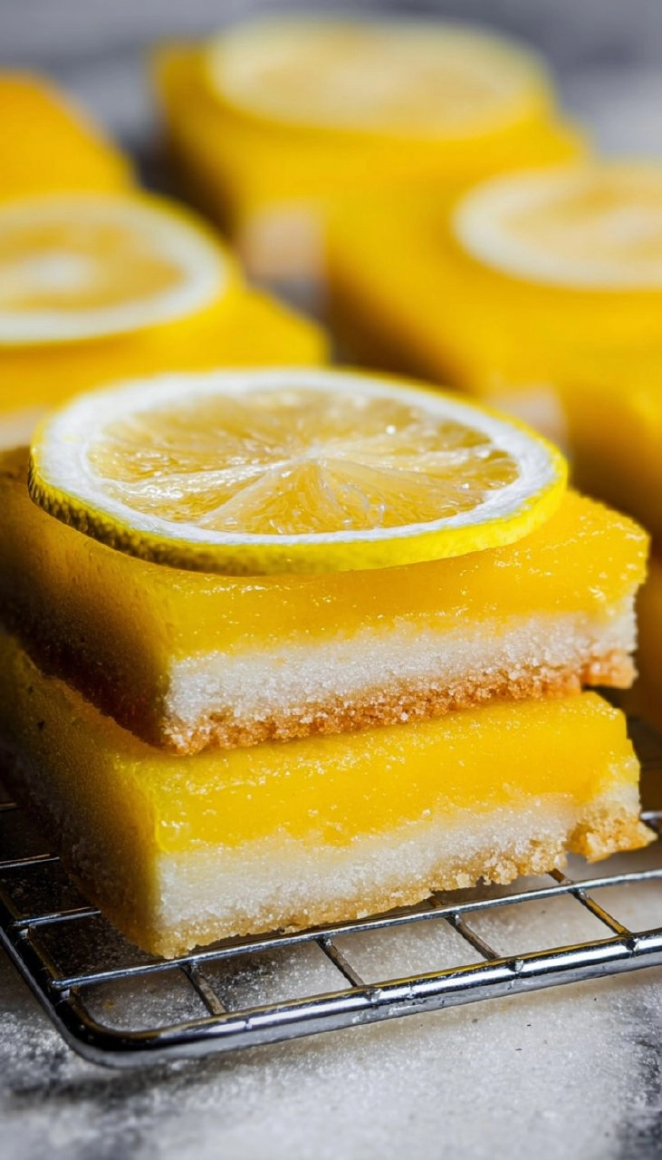 Meyer Lemon Bars with Extra Buttery Shortbread Crust 127 Meyer Lemon Bars with Extra Buttery Shortbread Crust