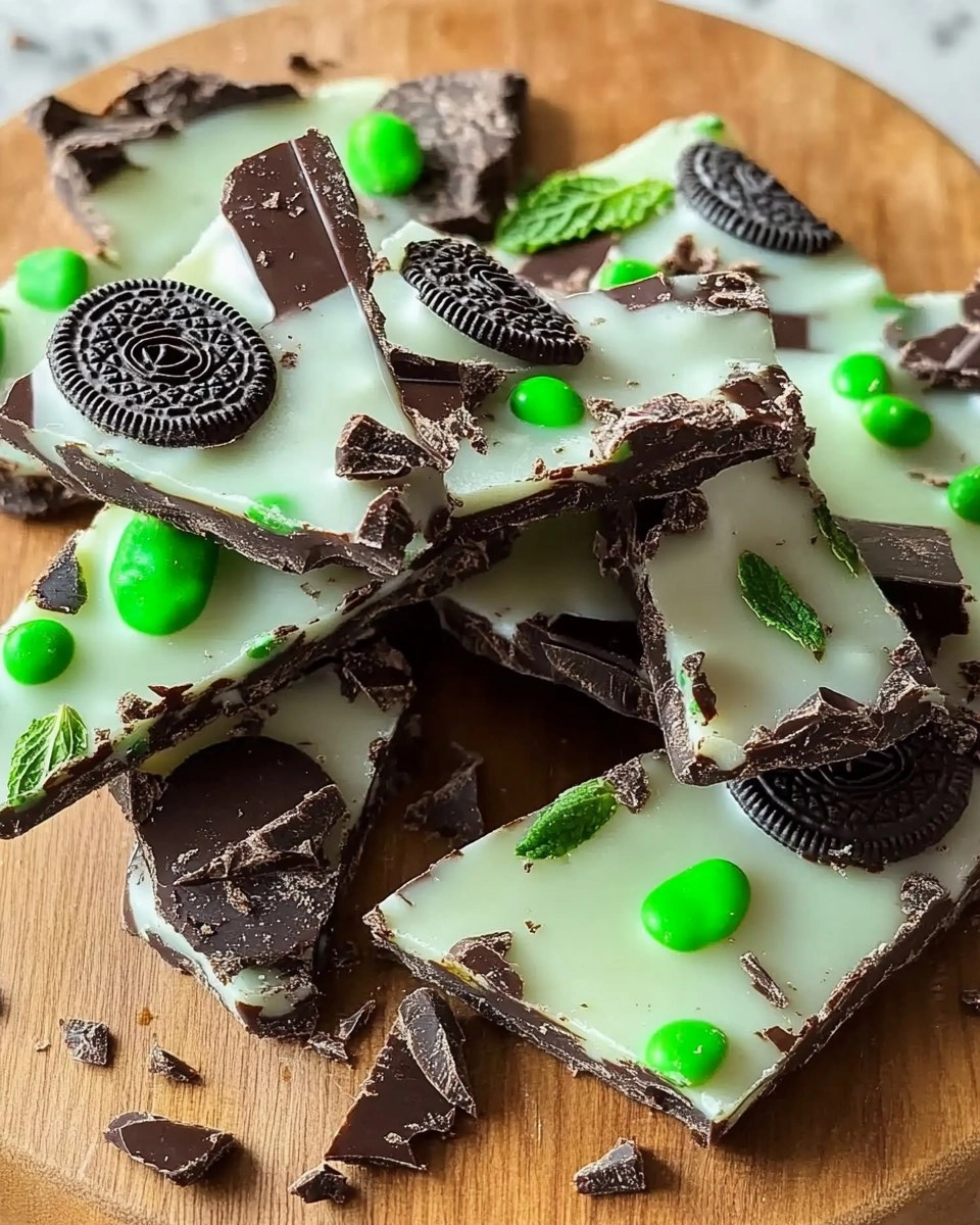 Mint Oreo Chocolate Bark