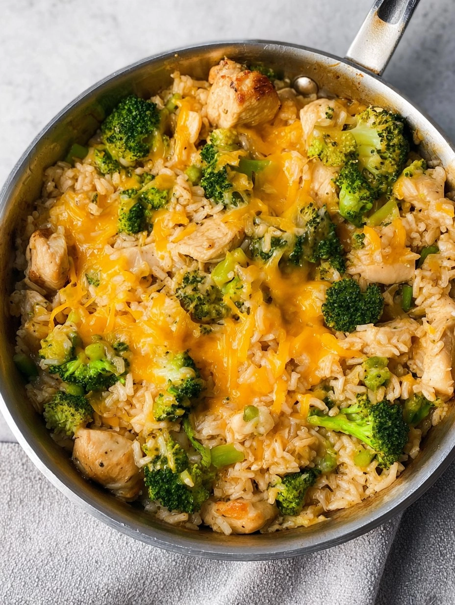 One Pan Cheesy Chicken Broccoli and Rice 121 One Pan Cheesy Chicken Broccoli and Rice