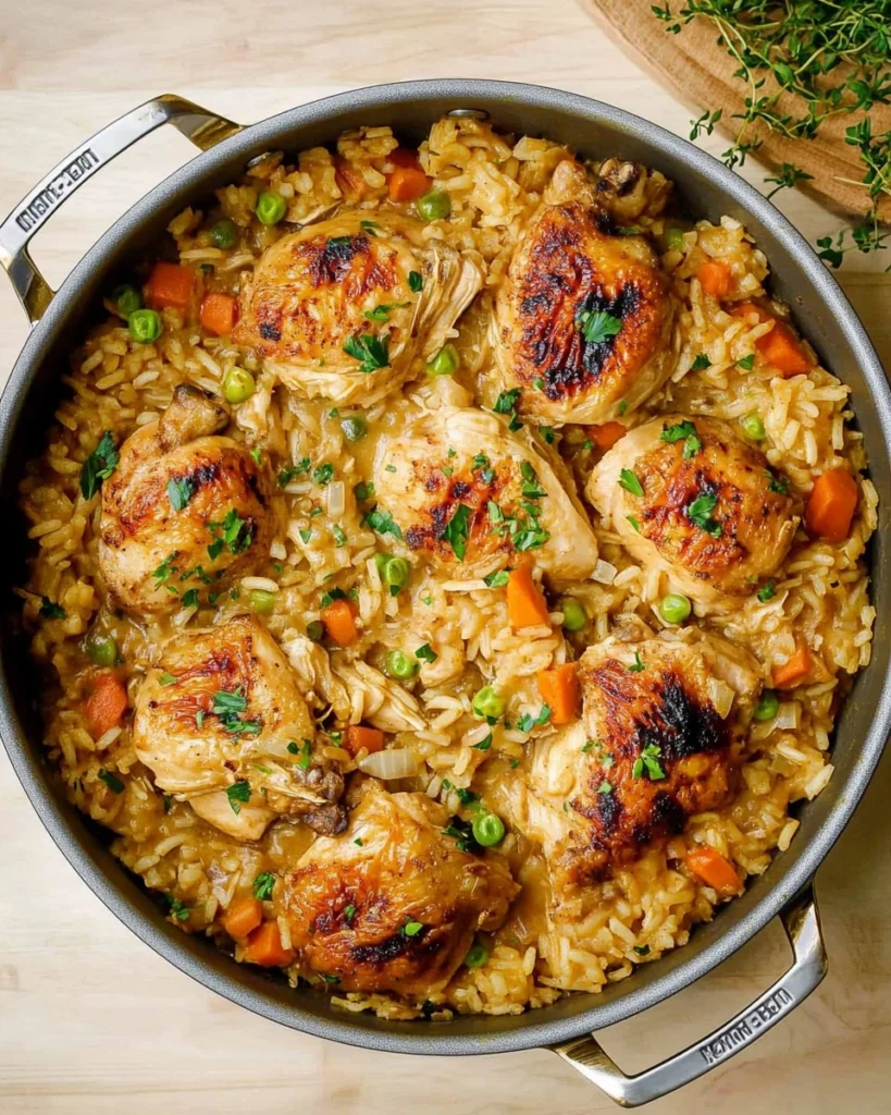 One-Pot-Chicken-and-Rice-Creamy-Comfort-Meal-Recipe
