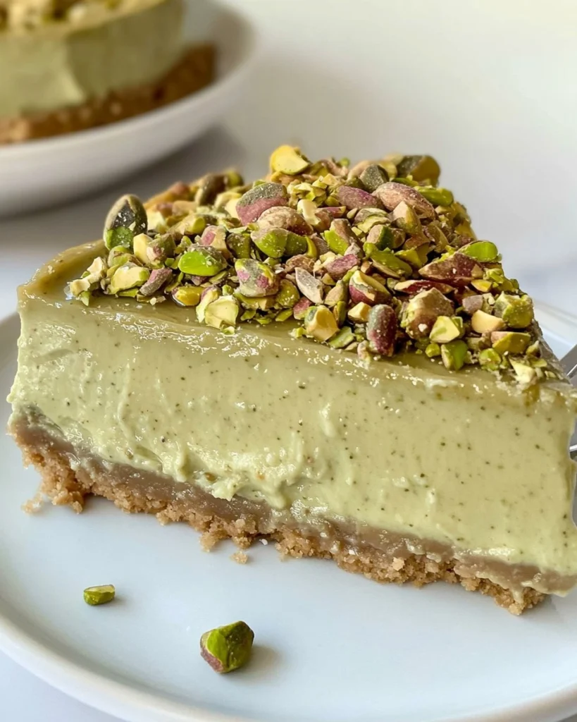 Pistachio-Cheesecake-Easy-No-Bake-Green-Dessert-Recipe