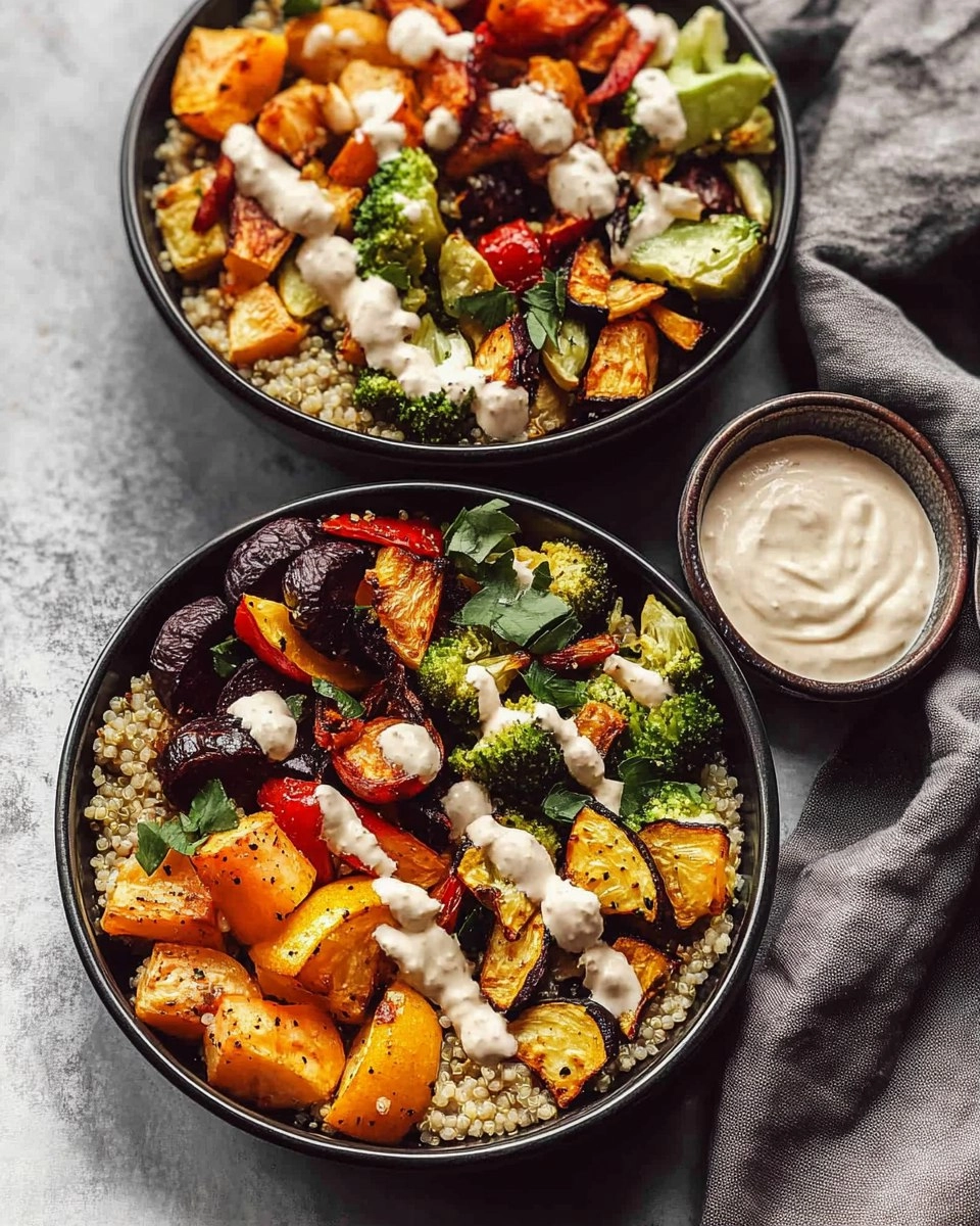 Quinoa Buddha Bowl | Healthy Grain Bowl with Roasted Veggies