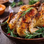 Roasted Garlic & Herb Whole Chicken (Sunday Dinner) 118 Roasted-Garlic-Herb-Whole-Chicken-Sunday-Dinner-Recipe