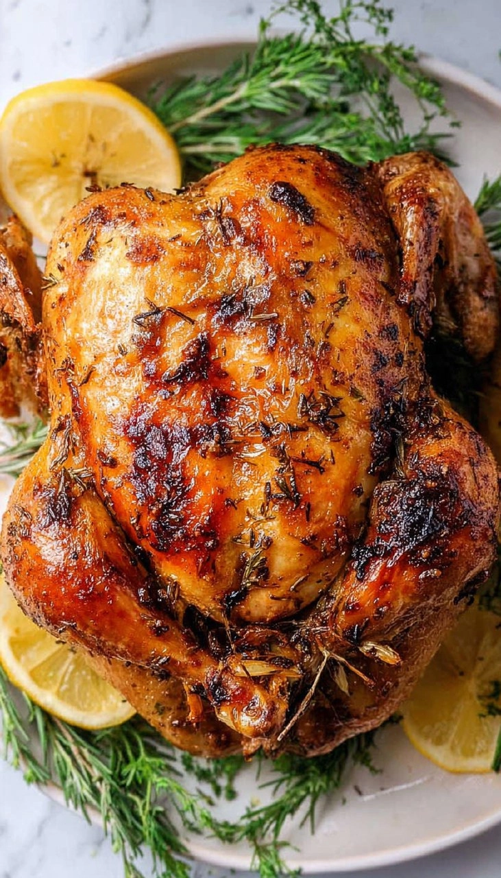 Roasted Garlic & Herb Whole Chicken (Sunday Dinner) 117 Roasted Garlic & Herb Whole Chicken (Sunday Dinner)