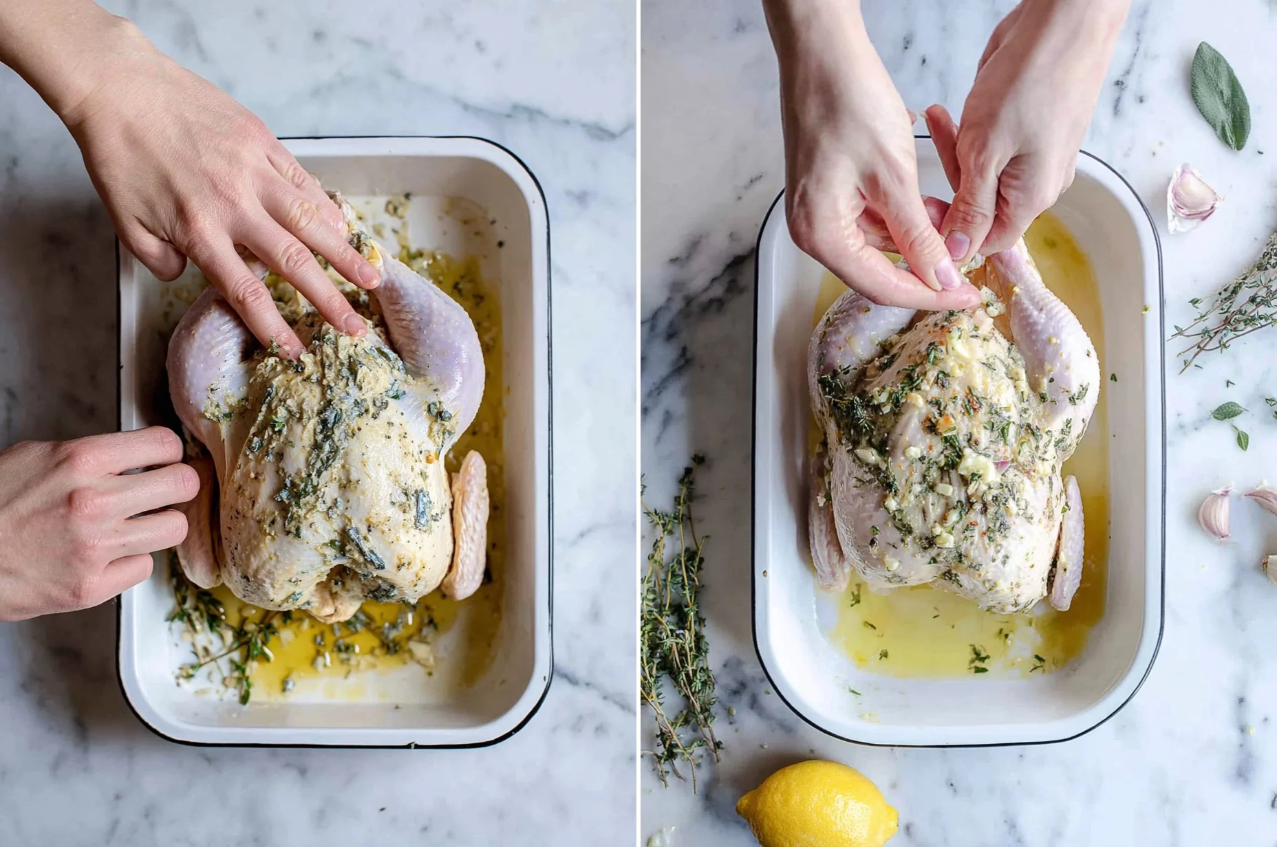 Roasted Garlic & Herb Whole Chicken (Sunday Dinner) 116 Roasted Garlic & Herb Whole Chicken (Sunday Dinner)