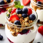 Simple-Fruit-Yogurt-Parfaits-with-Granola-Customizable-Recipe