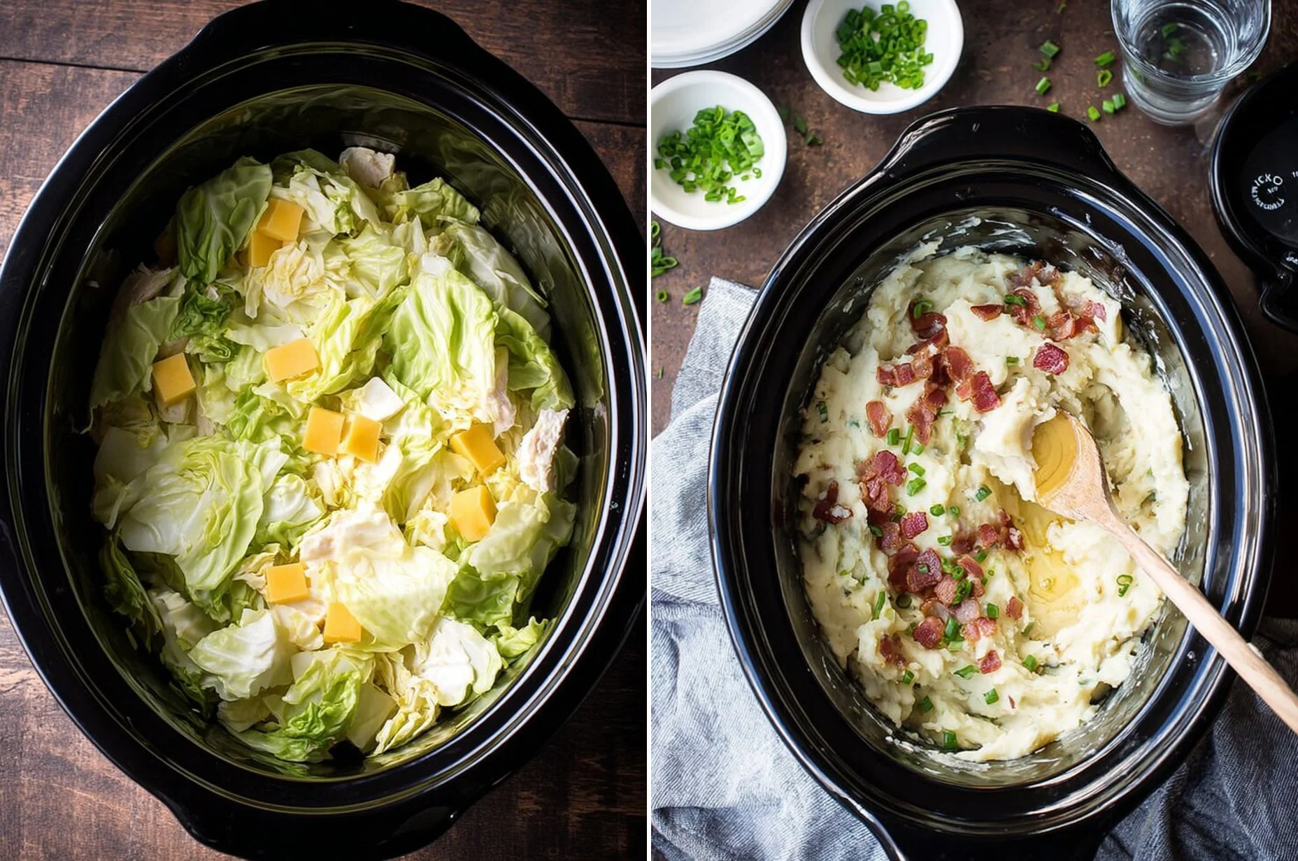 Slow Cooker Colcannon Potatoes | Easy Crockpot Dinner