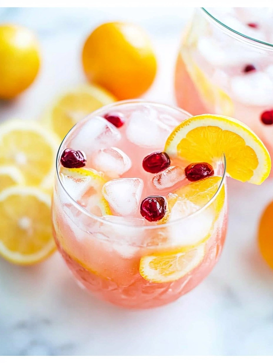 Sparkling Spring Citrus Punch with Oranges & Lemons