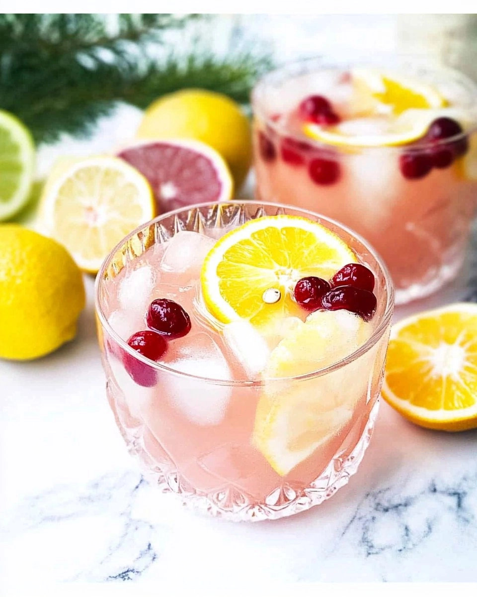 Sparkling Spring Citrus Punch with Oranges & Lemons