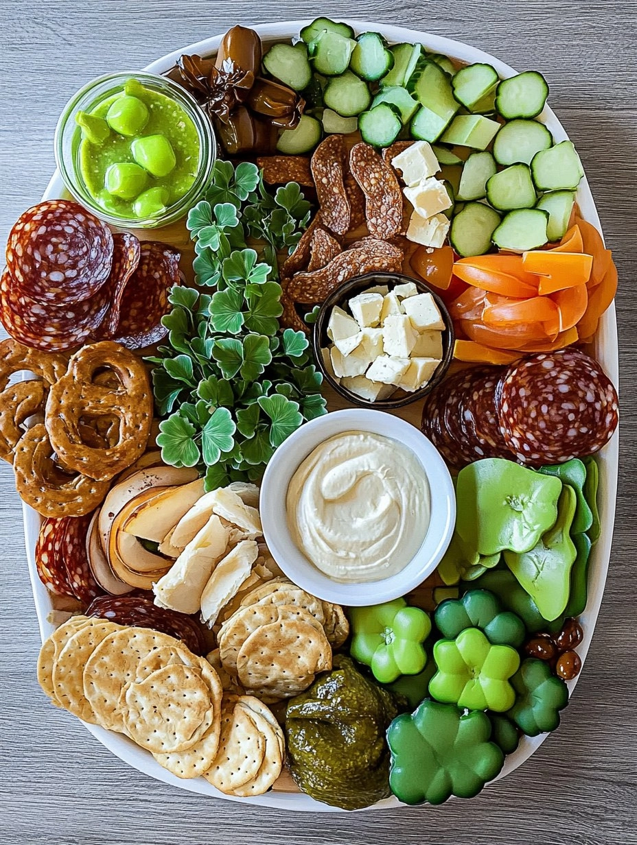 St Patrick's Day Charcuterie Board | Easy Snack Platter