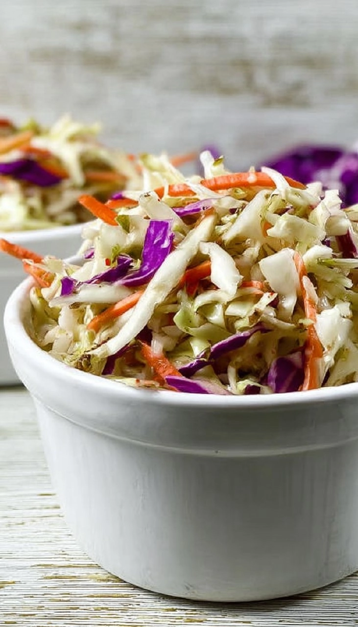 Tangy Vinegar Coleslaw (No Mayo, Summer-Ready) 62 Tangy Vinegar Coleslaw (No Mayo, Summer-Ready)