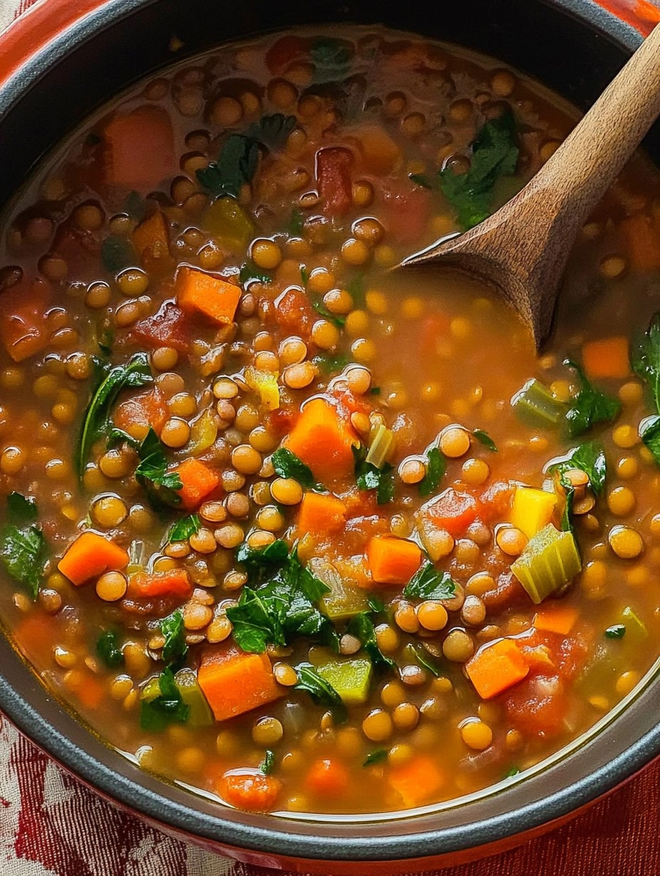 The Best Lentil Soup (Not Watery)