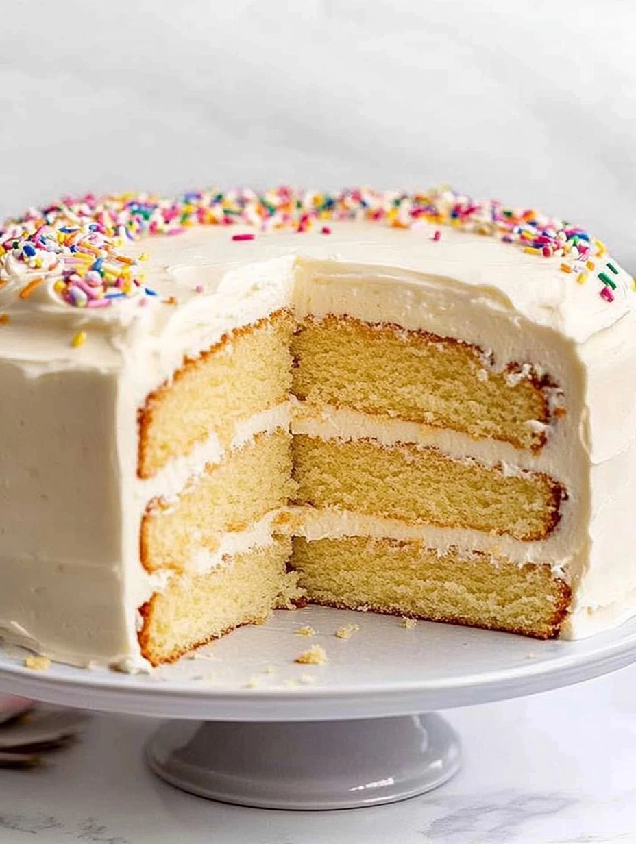 Vanilla Cake | Easy Homemade Vanilla Layer Cake