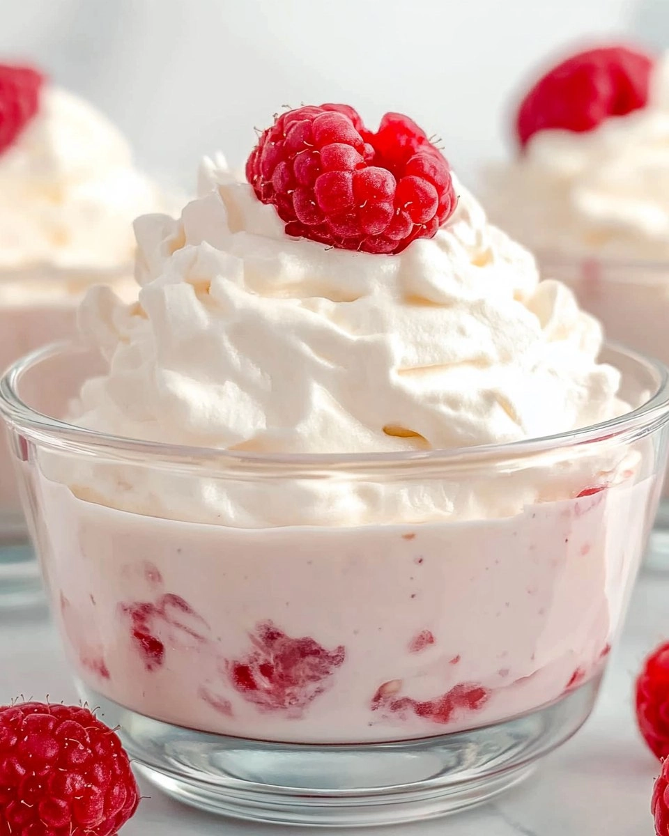 White Chocolate Raspberry Mousse