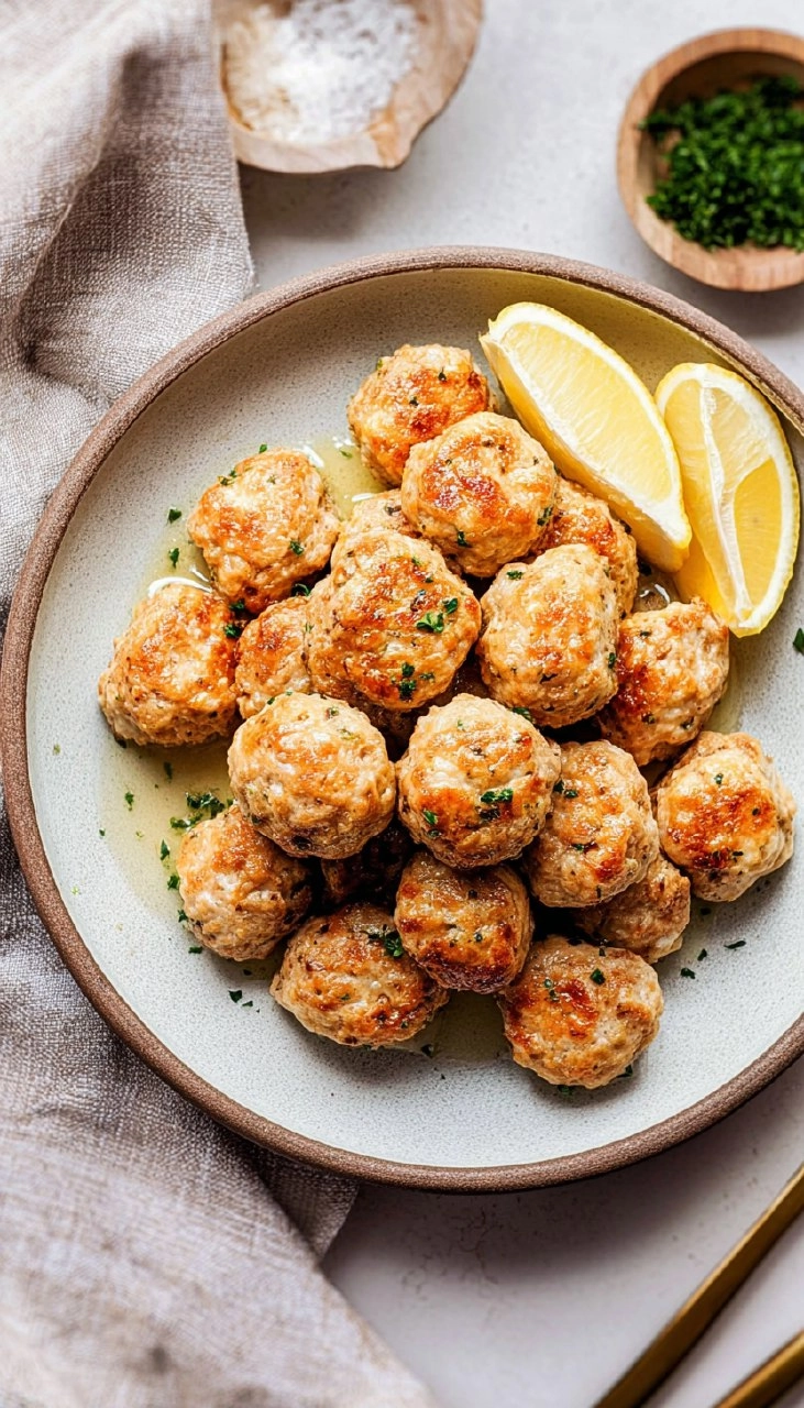 30-Minute Baked Lemon Chicken Meatballs 87 30-Minute Baked Lemon Chicken Meatballs