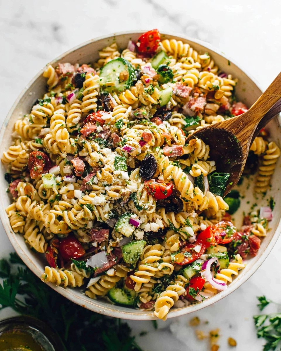 Best Italian Pasta Salad for Picnics 4 Best-Italian-Pasta-Salad-for-Picnics-Recipe