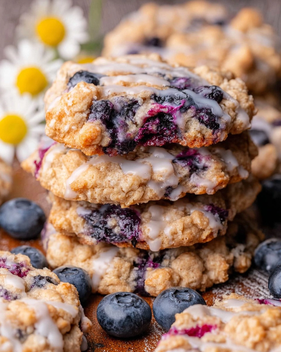 Blueberry Coffee Cake Cookies