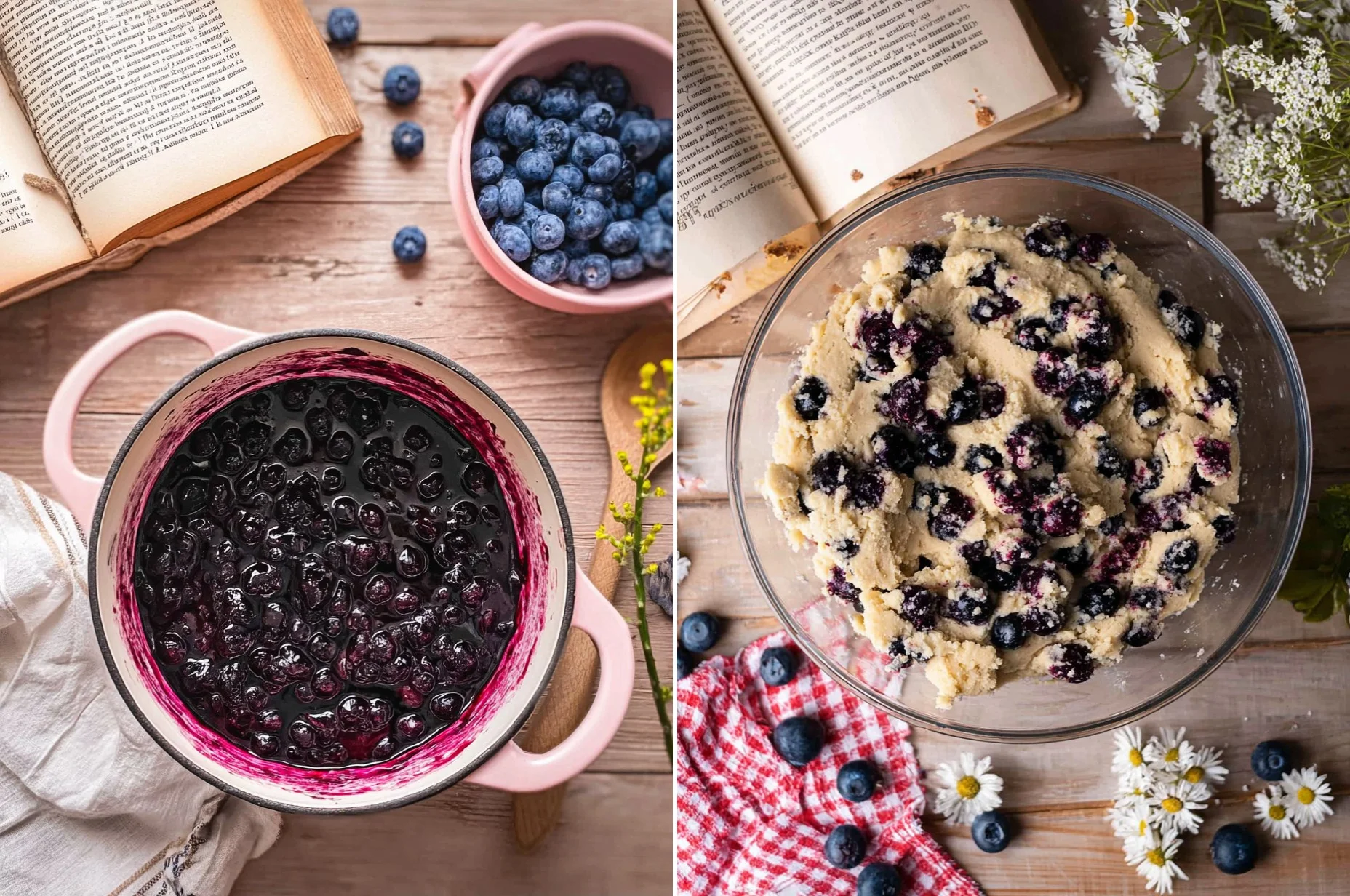 Blueberry Coffee Cake Cookies