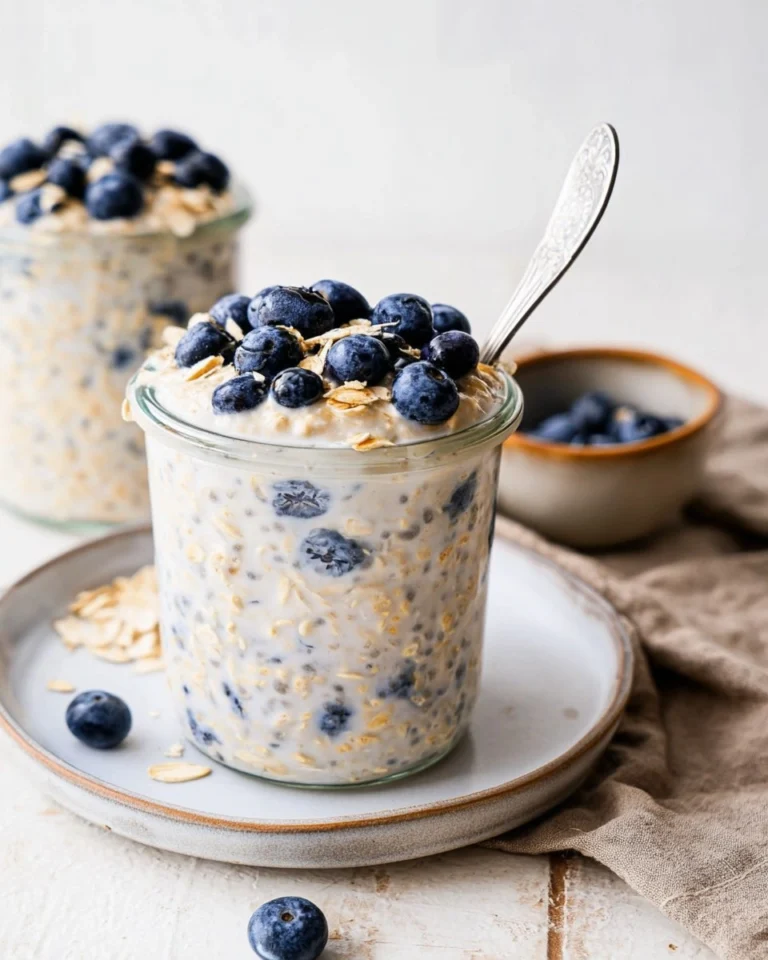 Blueberry-Overnight-Oats-5-Ingredient-Meal-Prep-Recipe