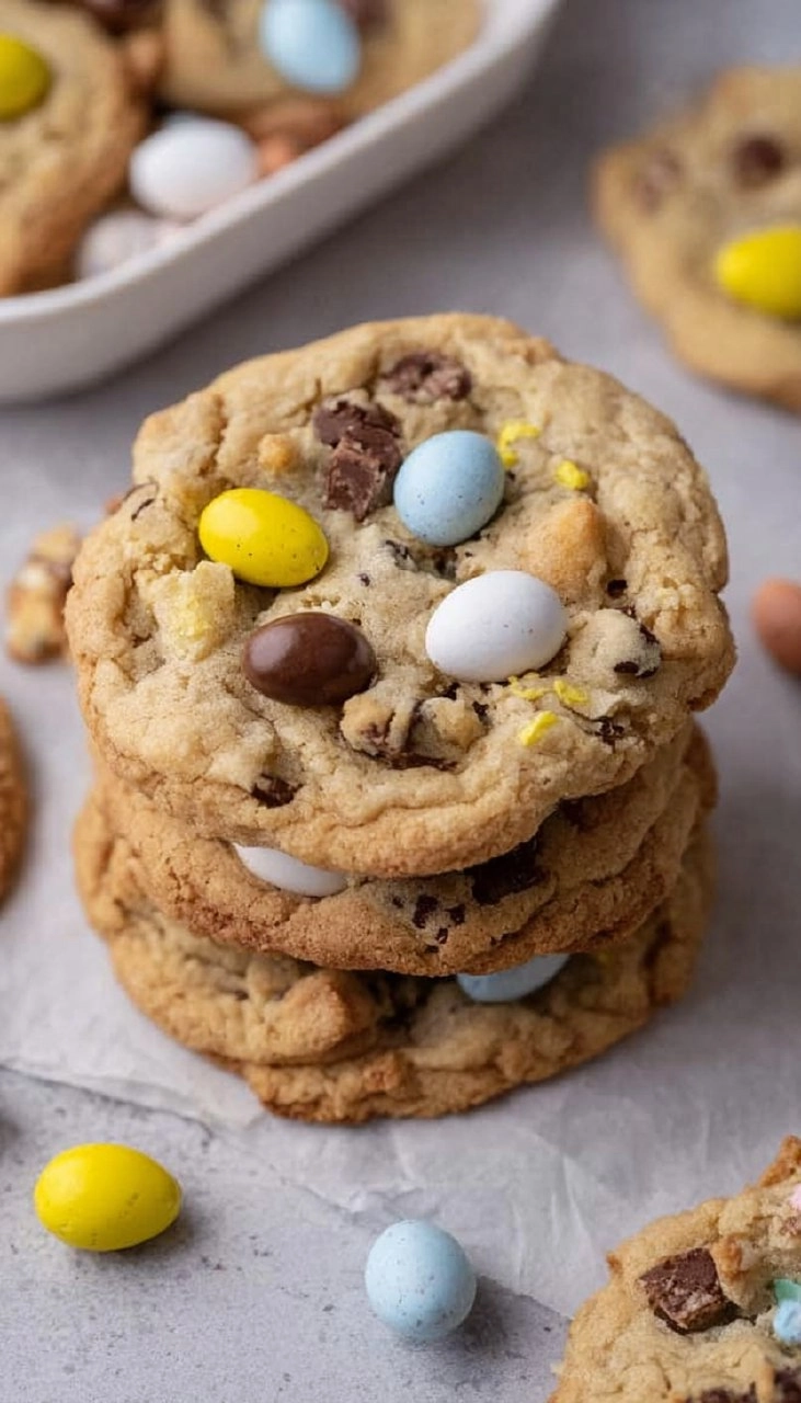 Brown Butter Cadbury Mini Egg Cookies