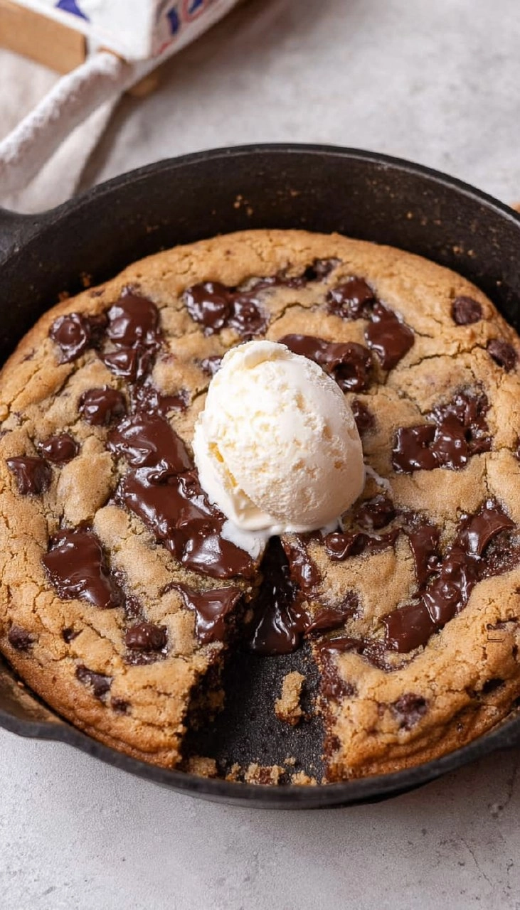 Brown Butter Chocolate Chip Skillet Cookie (8-Inch)
