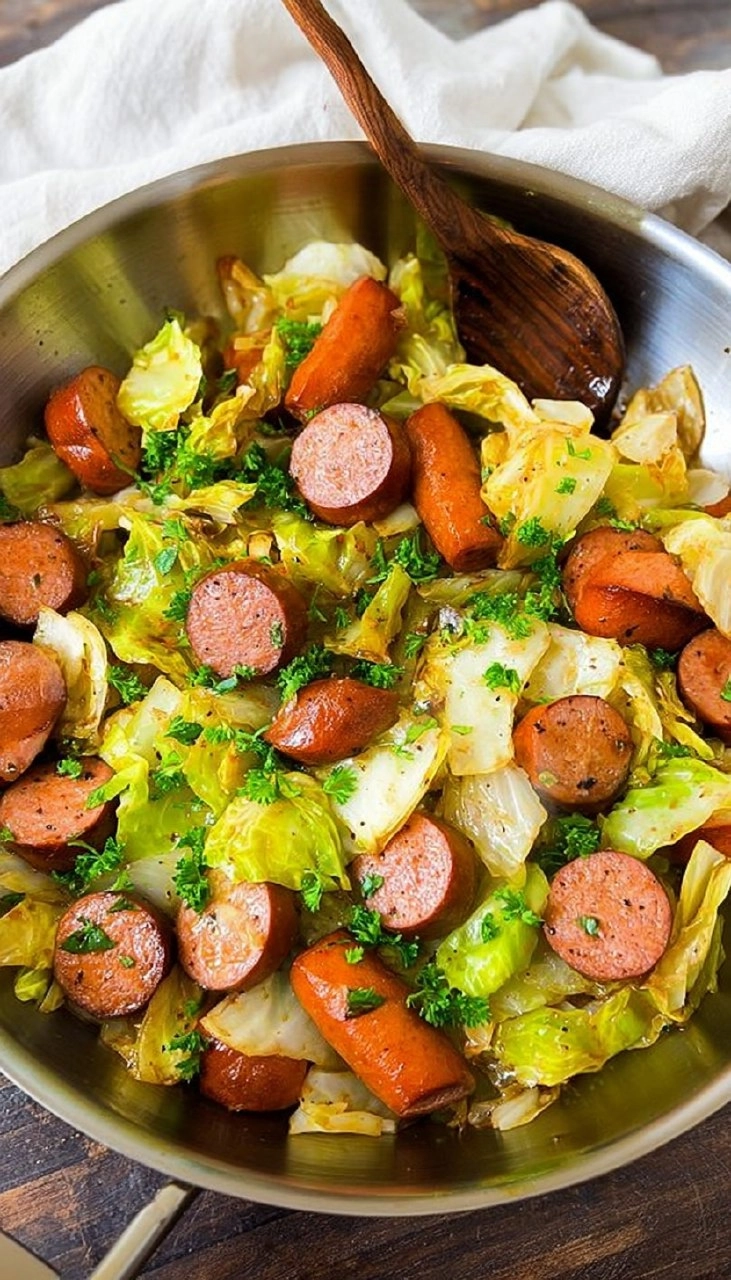 Cabbage and Sausage Skillet
