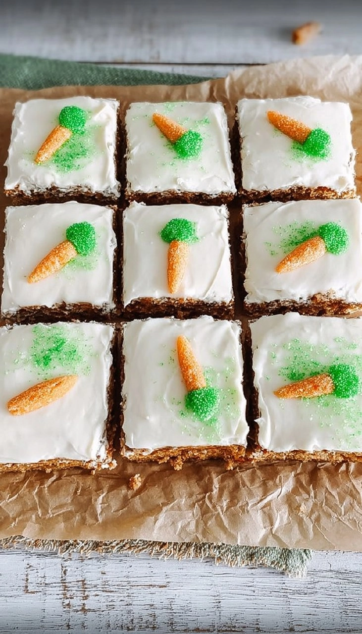 Carrot Cake Bars with Cream Cheese Frosting