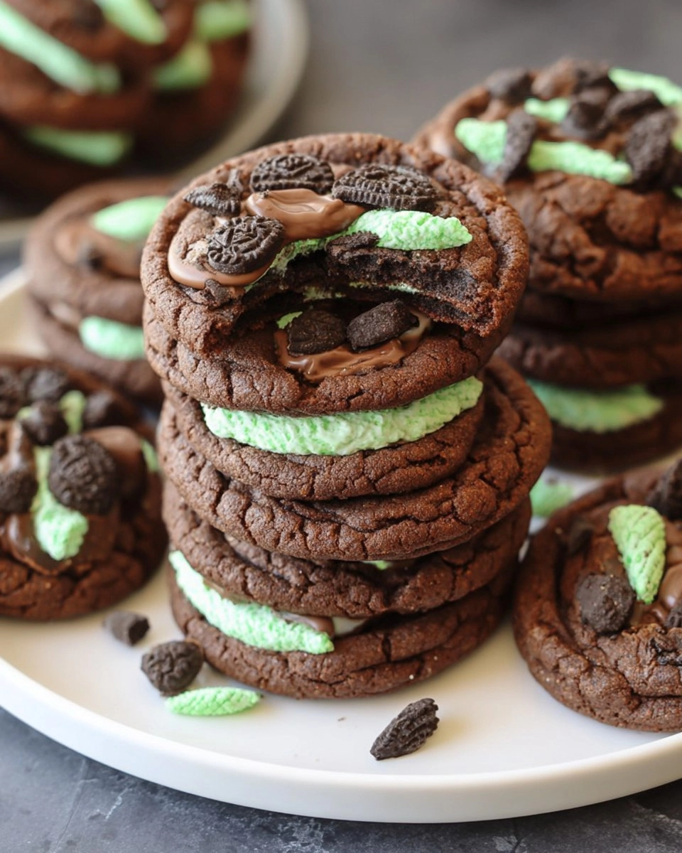 Chocolate Mint Oreo Cookies
