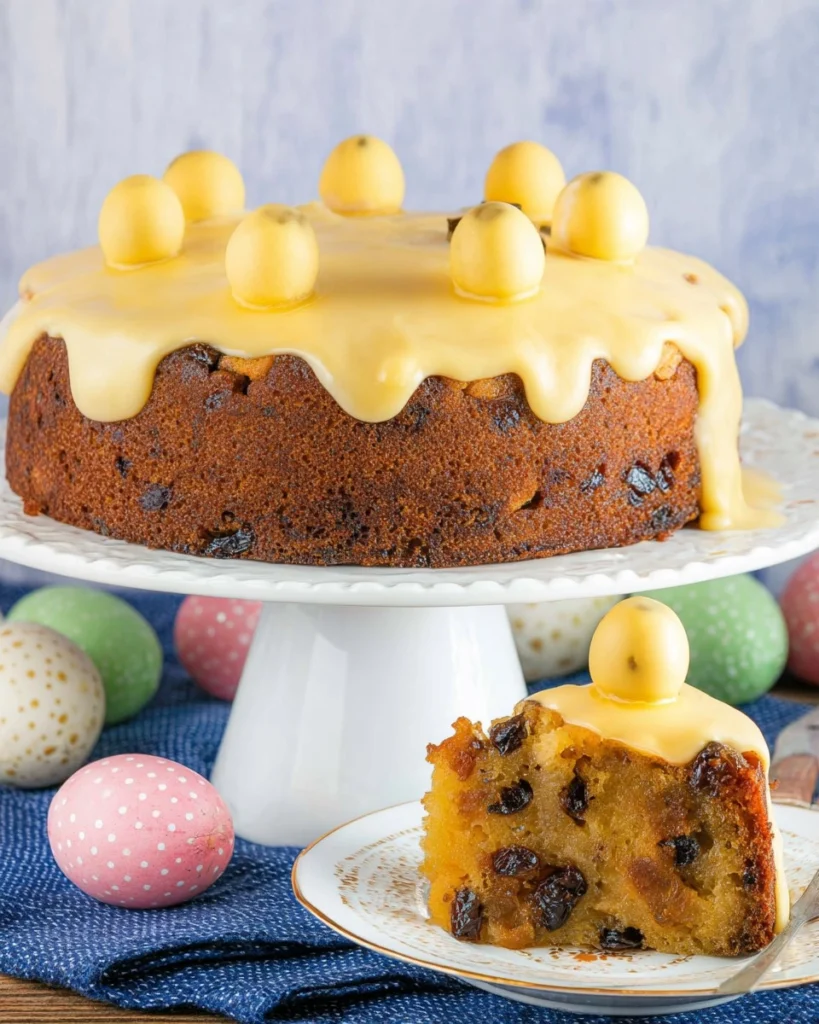Classic-Simnel-Cake-Traditional-Easter-Fruit-Cake-with-Marzipan-Recipe