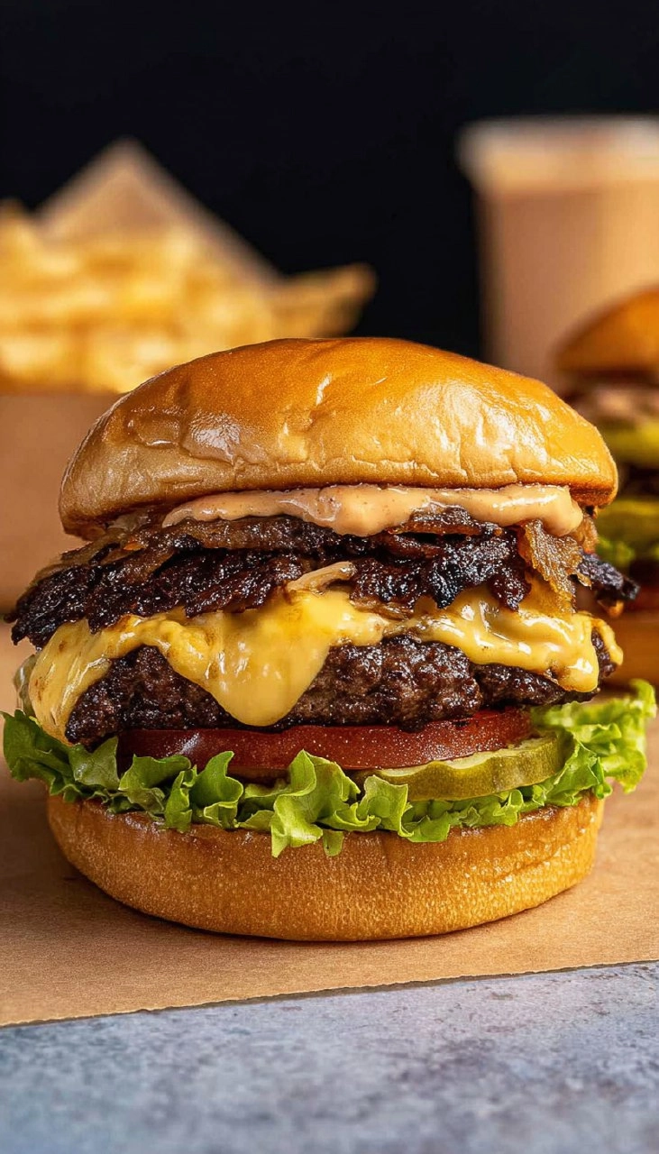 Classic Smash Burgers | Double Patty with Crispy Edges & Special Sauce
