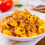 Crockpot-Bacon-Cheeseburger-Tortellini-Recipe
