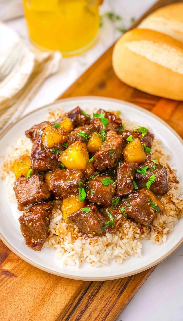 Crockpot Teriyaki Steak Bites